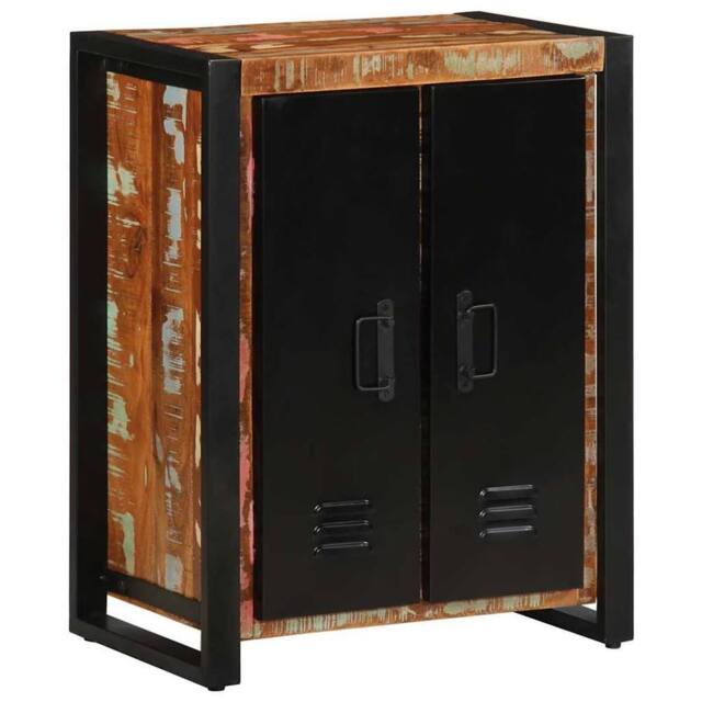 Berkfield Home Sideboard Multicolour 55x35x70 cm Solid Wood Reclaimed - Size: 55 x 35 x 70 cm - image 1
