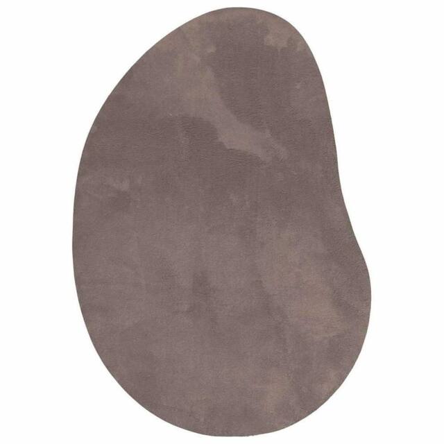 Berkfield Home Area Rug Sand 140x200 cm Polyester Non-Slip in Beige - Size: Medium - image 1