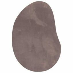 Berkfield Home Area Rug Sand 140x200 cm Polyester Non-Slip in Beige - Size: Medium - thumbnail 1