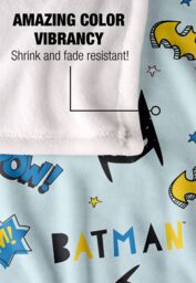 DC Comics Batman Sketch Icons Blanket 152 x 127 cm in White - thumbnail 4