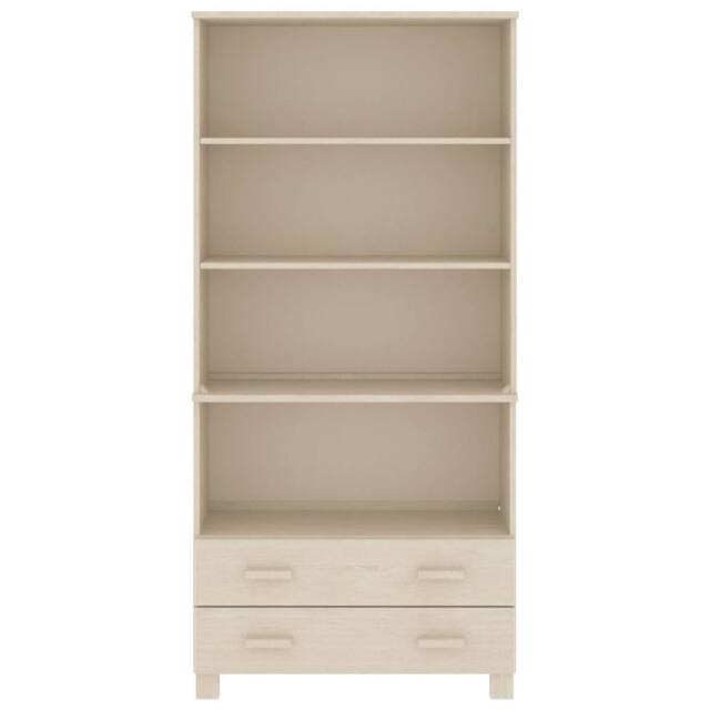 Berkfield Home Highboard HAMAR Solid Wood Pine Honey Brown in Light Brown - image 1