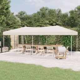 Berkfield Home Folding Party Tent Cream 3x6 m in Beige