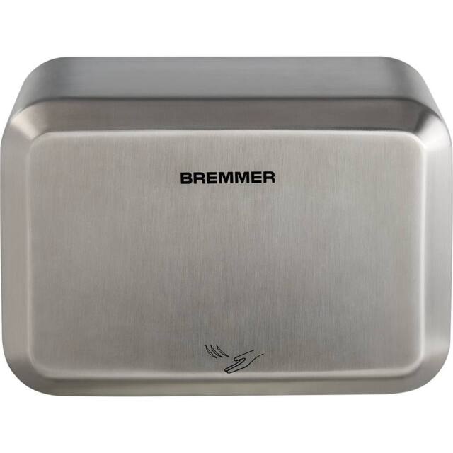Bremmer Nano Blade Compact Hand Dryer Brushed Steel in Silver - image 1