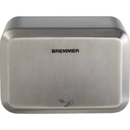 Bremmer Nano Blade Compact Hand Dryer Brushed Steel in Silver - thumbnail 1