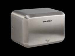 Bremmer Nano Blade Compact Hand Dryer Brushed Steel in Silver - thumbnail 4