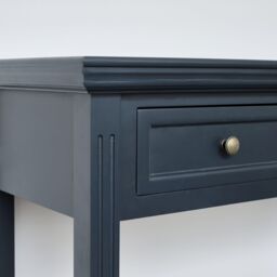 Melody Maison Large Dressing Table, Mirror & Stool Set - Daventry Navy Black Range - thumbnail 6