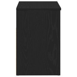 Berkfield Home Hall Bench Black Oak 60x30x45 cm Engineered Wood - Size: 60 x 30 x 45 cm - thumbnail 8