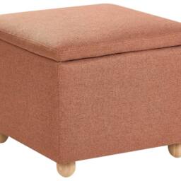Wyld and Coco Storage Pouffe - Golden Brown Water-Repellent Fabric - thumbnail 2