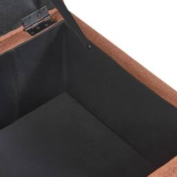 Wyld and Coco Storage Pouffe - Golden Brown Water-Repellent Fabric - thumbnail 6