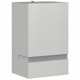 Berkfield Home Outdoor Wall Light Silver Stainless Steel - thumbnail 2