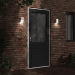Berkfield Home Outdoor Wall Light Silver Stainless Steel - thumbnail 3