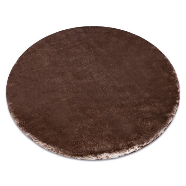 RugsX Lapin Rug in Brown - Size: 100 cm diameter - image 1