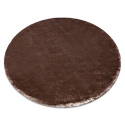 RugsX Lapin Rug in Brown - Size: 100 cm diameter - thumbnail 1