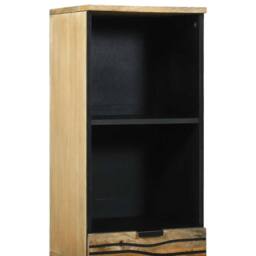 Berkfield Home Bathroom Cabinet 38x33.5x160 cm in Solid Mango Wood in Beige - thumbnail 6