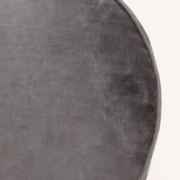 icon Milano Velvet Bean Bag Pouffe Midnight Blue Large Velvet Footstools in Charcoal - thumbnail 5