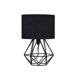 ValueLights Mini Angus Black Table Lamp - thumbnail 2