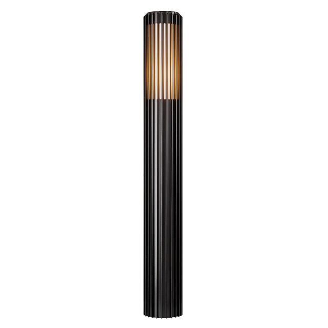 Nordlux Modern Outdoor Garden Post Black Aluminium E27 Coastal/Marine Safe, IP44 - image 1