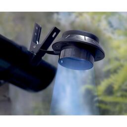mysmartbuy 2 x Clip On Garden Lights - Solar Powered Weather Resistant Outdoor LED Security Lighting for Guttering, Fences, Walls in Black - thumbnail 2