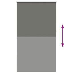Berkfield Home Roller Blind Blackout Grey 135x230 cm Fabric Width 131.6 cm Polyester - thumbnail 5