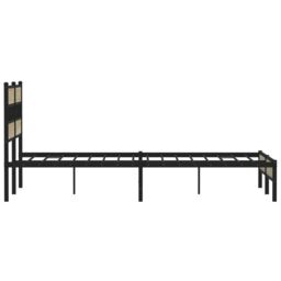 Berkfield Home Bed Frame without Mattress Sonoma Oak 160x200 cm Engineered Wood in Brown - thumbnail 5