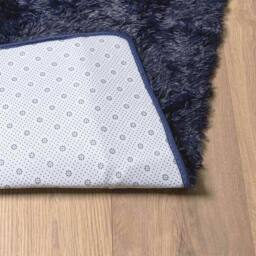 Berkfield Home Shaggy Rug High Pile NAVARRA Navy 60x100 cm Polyester - Size: Medium - thumbnail 6