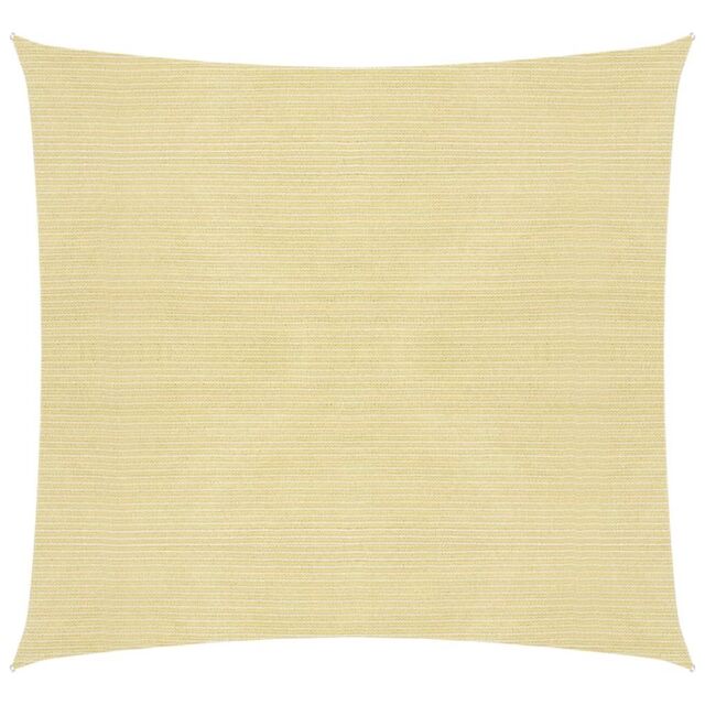 Berkfield Home Sunshade Sail 160 g/m ² Beige 3x3 m HDPE - image 1