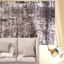 Kukoon Black White Abstract Soft Chenille Washable Living Room Area Rug - Size: 120 cm x 170 cm - thumbnail 4