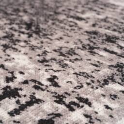 Kukoon Black White Abstract Soft Chenille Washable Living Room Area Rug - Size: 120 cm x 170 cm - thumbnail 7