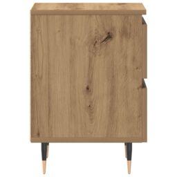 Berkfield Home Bedside Cabinets 2 pcs Artisan Oak 40x35x50 cm Engineered Wood in Brown - Size: 40 x 35 x 50 cm - thumbnail 7