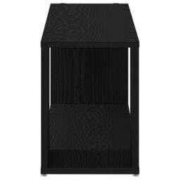 Berkfield Home Black Oak Book Shelf 100x24x32 cm Made of Engineered Wood - Size: 100 x 24 x 32 cm - thumbnail 6