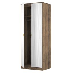 Ready Assembled 2 U Washington 2 Door Robe (Ready Assembled) in Dark Brown - Size: Large - thumbnail 6