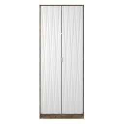 Ready Assembled 2 U Washington 2 Door Robe (Ready Assembled) in Dark Brown - Size: Large - thumbnail 2