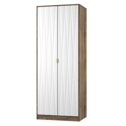 Ready Assembled 2 U Washington 2 Door Robe (Ready Assembled) in Dark Brown - Size: Large - thumbnail 4