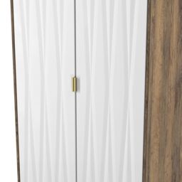 Ready Assembled 2 U Washington 2 Door Robe (Ready Assembled) in Dark Brown - Size: Large - thumbnail 5