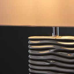 ValueLights Etienne Silver Table Lamp - thumbnail 4