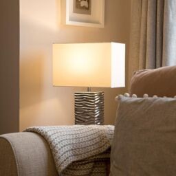 ValueLights Etienne Silver Table Lamp - thumbnail 5