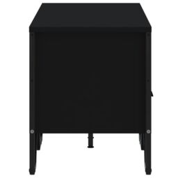 Berkfield Home TV Cabinet Black 122x34x41 cm Engineered Wood - Size: 122 x 34 x 41 cm - thumbnail 5