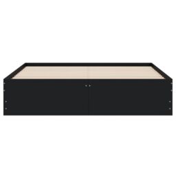 Berkfield Home Bed Frame with Drawers without Mattress Black 140x200 cm - thumbnail 6