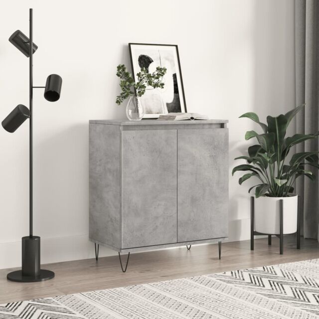 Berkfield Home Sideboard Concrete Grey 60x35x70 cm Engineered Wood - Size: 60 x 35 x 70 cm - image 1