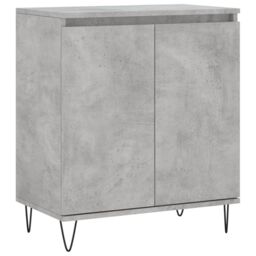 Berkfield Home Sideboard Concrete Grey 60x35x70 cm Engineered Wood - Size: 60 x 35 x 70 cm - thumbnail 2