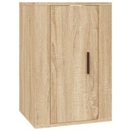 Berkfield Home 3 Piece TV Cabinet Set Sonoma Oak Engineered Wood in Brown - thumbnail 5