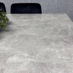 KOSY KOALA Dining Table With 4 Chairs Modern Dining Table Set With 4 Black Chairs & 1 Bench Dining Room Furniture in Grey - thumbnail 9