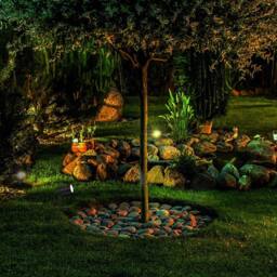 Luceco Azurar Decorative GU10 Outdoor Garden Spike Light, IP54 Black - thumbnail 6