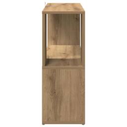Berkfield Home Decorative Book Cabinet/Room Divider Artisan Oak 80x24x63 cm in Brown - Size: 80 x 24 x 63 cm - thumbnail 5