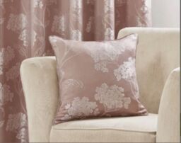 New Edge Blinds English Garden Cushion Cover in Pink - Size: 43 cm x 43 cm - thumbnail 2