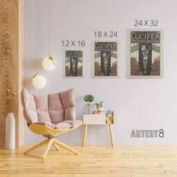 "Artery8 Lucifer Mourning Game Theatre Poster Holst Canvas Wall Art Print - Size: W12"" x H16""" - thumbnail 4
