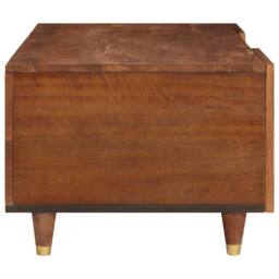 Berkfield Home Beautiful Coffee Tables with Shelf with Storage with Door Brown C - thumbnail 4