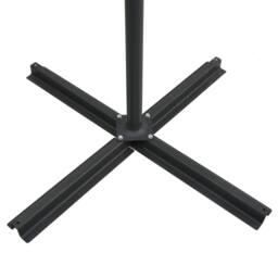 Berkfield Home Elegant Cantilever Umbrella with LED lights & Steel Pole 250x25 in Blue - thumbnail 8