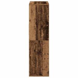 Berkfield Home Decorative Book Cabinet Old Wood 66x31x112 cm Engineered Wood - Size: 66 x 31 x 112 cm - thumbnail 5