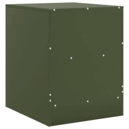 Berkfield Home Bedside Cabinets 2 pcs Olive Green 34.5x39x44 cm Steel - thumbnail 9